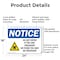 Signmission Do Not Enter If You Are Pregnant OSHA Notice Sign, Aluminum, 24in W x 18in L, 2PK OS-2PACK-NS-A-1824-L-11188 - alternate 7